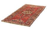 Hamadan - old Persian Carpet 200x95 - Picture 2