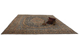 Kerman - Lavar Persian Carpet 398x307 - Picture 6
