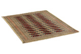 Bokhara - Turkaman Persian Carpet 148x112 - Picture 1