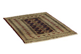 Bokhara - Turkaman Persian Carpet 134x100 - Picture 1