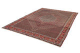 Senneh - Kurdi Persian Carpet 358x252 - Picture 2