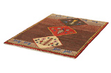 Gabbeh - Qashqai Persian Carpet 153x101 - Picture 2