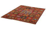 Gabbeh - Bakhtiari Persian Carpet 205x156 - Picture 2