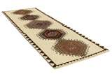 Gabbeh - Qashqai Persian Carpet 368x125 - Picture 1
