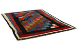 Gabbeh - Bakhtiari Persian Carpet 195x151 - Picture 1