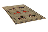 Gabbeh - Qashqai Persian Carpet 204x120 - Picture 1