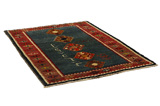 Gabbeh - Qashqai Persian Carpet 186x130 - Picture 1