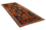 Gabbeh - Bakhtiari Persian Carpet 364x131 - Picture 1