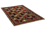 Gabbeh - Bakhtiari Persian Carpet 222x134 - Picture 1