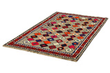 Gabbeh - Bakhtiari Persian Carpet 222x134 - Picture 2