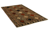 Gabbeh - Qashqai Persian Carpet 290x149 - Picture 1