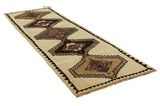 Gabbeh - Qashqai Persian Carpet 402x130 - Picture 1