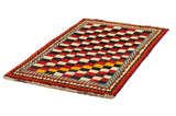 Gabbeh - Bakhtiari Persian Carpet 165x95 - Picture 2