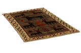 Gabbeh - Qashqai Persian Carpet 147x99 - Picture 1