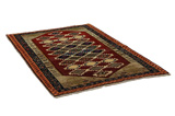 Gabbeh - Bakhtiari Persian Carpet 204x131 - Picture 1