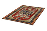 Gabbeh - Bakhtiari Persian Carpet 204x131 - Picture 2