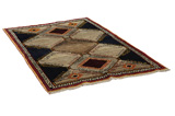 Gabbeh - Bakhtiari Persian Carpet 197x129 - Picture 1
