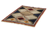 Gabbeh - Bakhtiari Persian Carpet 197x129 - Picture 2