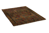 Gabbeh - Bakhtiari Persian Carpet 190x134 - Picture 1