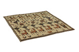 Gabbeh - Qashqai Persian Carpet 197x164 - Picture 1