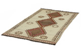 Gabbeh - Qashqai Persian Carpet 205x120 - Picture 2