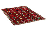 Gabbeh - Qashqai Persian Carpet 152x109 - Picture 1