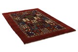 Gabbeh - Bakhtiari Persian Carpet 256x160 - Picture 1