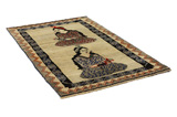 Gabbeh - Qashqai Persian Carpet 203x117 - Picture 1