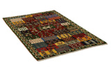 Gabbeh - Bakhtiari Persian Carpet 194x121 - Picture 1
