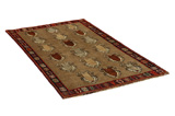 Gabbeh - Qashqai Persian Carpet 218x122 - Picture 1