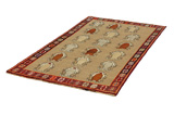 Gabbeh - Qashqai Persian Carpet 218x122 - Picture 2