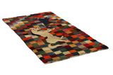 Gabbeh - Bakhtiari Persian Carpet 206x108 - Picture 1