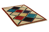 Gabbeh - Bakhtiari Persian Carpet 184x110 - Picture 1