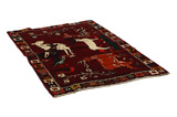 Gabbeh - Qashqai Persian Carpet 195x124 - Picture 1