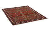 Gabbeh - Bakhtiari Persian Carpet 176x133 - Picture 1