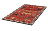 Gabbeh - Qashqai Persian Carpet 216x122 - Picture 2
