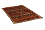 Gabbeh - Qashqai Persian Carpet 154x102 - Picture 1