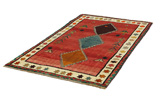 Gabbeh - Qashqai Persian Carpet 230x126 - Picture 2