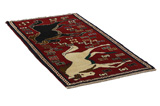 Gabbeh - Qashqai Persian Carpet 162x83 - Picture 1