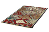 Gabbeh - Qashqai Persian Carpet 196x106 - Picture 2