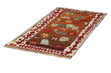 Gabbeh - Qashqai Persian Carpet 192x98 - Picture 2