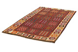 Gabbeh - Bakhtiari Persian Carpet 201x118 - Picture 2