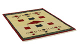 Kashkooli - Gabbeh Persian Carpet 140x101 - Picture 1