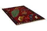 Gabbeh - Qashqai Persian Carpet 180x110 - Picture 1