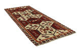 Bakhtiari - Gabbeh Persian Carpet 359x137 - Picture 1