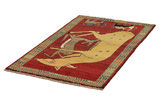 Gabbeh - Qashqai Persian Carpet 181x102 - Picture 2