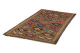 Gabbeh - Bakhtiari Persian Carpet 214x124 - Picture 2