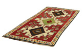 Gabbeh - Qashqai Persian Carpet 249x118 - Picture 2
