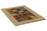 Gabbeh - Bakhtiari Persian Carpet 174x117 - Picture 1