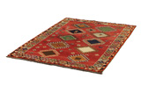Gabbeh - Qashqai Persian Carpet 173x125 - Picture 2